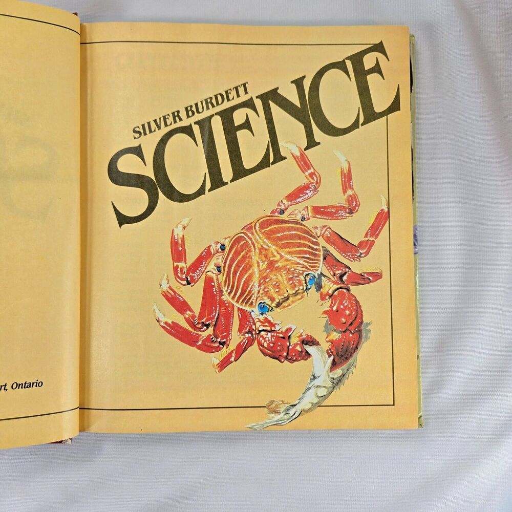 Silver Burdett Science 2nd Grade 1984 Student Hardcover Textbook Crab Cover - Picture 2 of 7